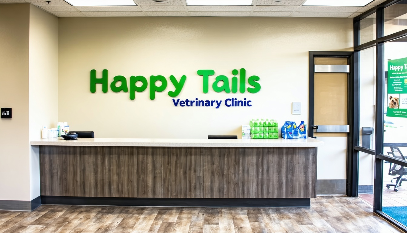 Happy Tails Veterinary Clinic logo