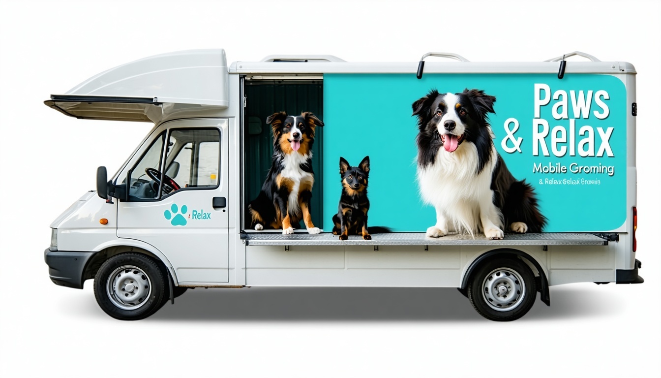 Paws & Relax Mobile Grooming logo